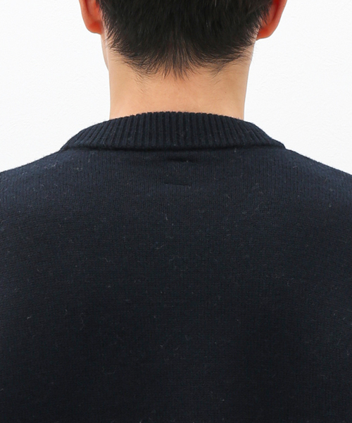 EDIFICE LA BOUCLE（エディフィスラブークル）の「【HH for LA BOUCLE】別注 ANIMAL KNIT (HVALROSS)（ニット/セーター・メンズ・ブラック/イエロー・MEDIUM/LARGE）」の8枚目の写真