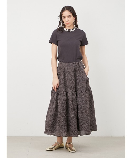 【美品】ミラオーウェン トーマスコンパクトシャツ SIZE 1 Mila Owen（ミラオーウェン）の「UsedライクコンパクトスラブT