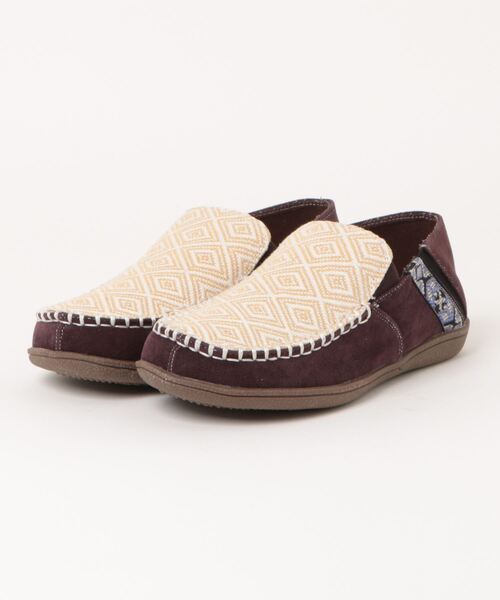 チャイハネ（チャイハネ）の「【チャイハネ】ファルガオリMEN'Sシューズ（スリッポン・メンズ・ブラウン/ネイビー/ブラック・L/LL）」の2枚目の写真