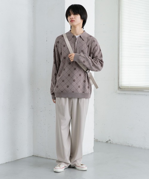 SENSE OF PLACE by URBAN RESEARCH（センスオブプレイスバイアーバンリサーチ）の「パデットキルトミニショルダーバッグ（ショルダーバッグ・メンズ・チャコールグレー/ブラック/ライトベージュ・ONE）」の4枚目の写真