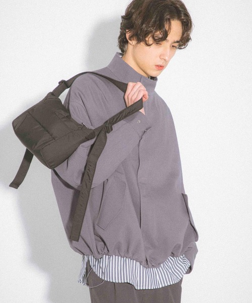 SENSE OF PLACE by URBAN RESEARCH（センスオブプレイスバイアーバンリサーチ）の「パデットキルトミニショルダーバッグ（ショルダーバッグ・メンズ・チャコールグレー/ブラック/ライトベージュ・ONE）」の17枚目の写真