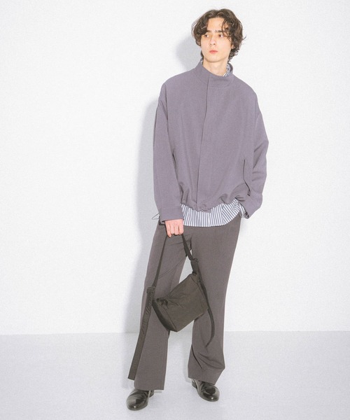 SENSE OF PLACE by URBAN RESEARCH（センスオブプレイスバイアーバンリサーチ）の「パデットキルトミニショルダーバッグ（ショルダーバッグ・メンズ・チャコールグレー/ブラック/ライトベージュ・ONE）」の19枚目の写真