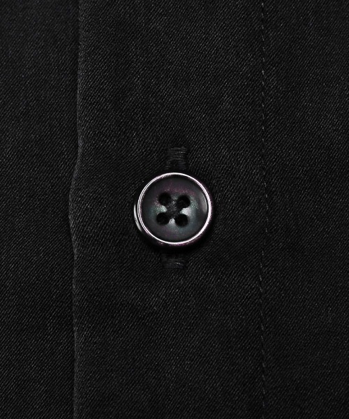 LUXSTYLE(ラグスタイル)の「ヴィンテージ風サテンビッグシャツ(シャツ/ブラウス・メンズ・ホワイト/ブラック・M/L)」の14枚目の写真