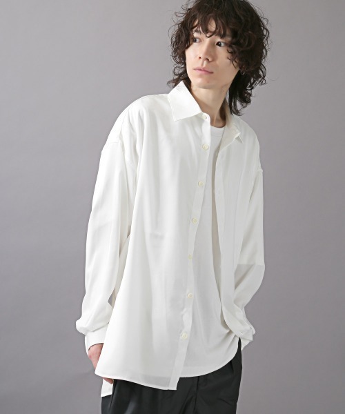 未使用品 ライト WRYHT タグ付き 21AW  PLEATED NIGHT TOPS シャツ ブラウス ギャザー 長袖 オールドジョー取扱い 212WT-SH03 茶 1 約S LE PHIL(ル フィル)｜ライトタフタギャザーブラウス/ブラック の