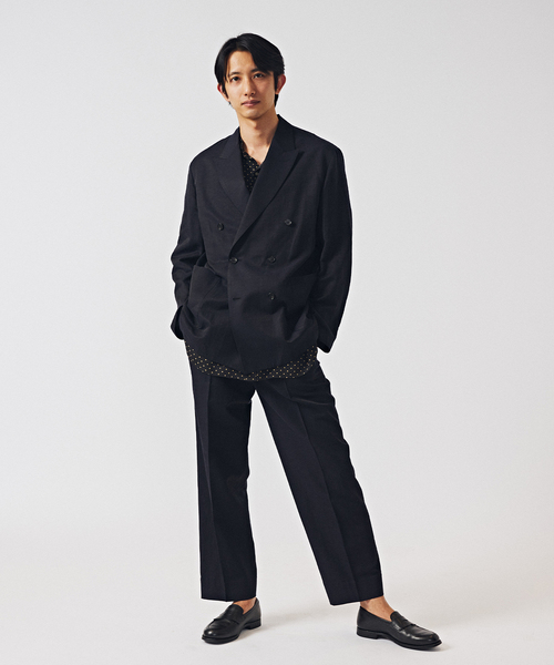 EDIFICE(エディフィス)の「キュプラ/コットン/リネン ツイルパンツ(スラックス・メンズ・ブラウン/ネイビー・SMALL/MEDIUM/LARGE)」の4枚目の写真