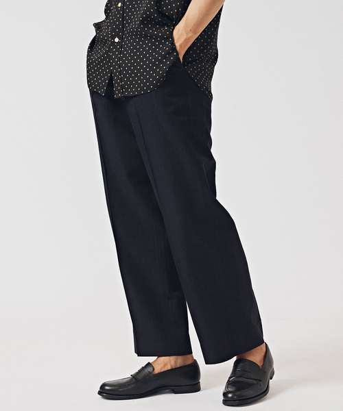 EDIFICE(エディフィス)の「キュプラ/コットン/リネン ツイルパンツ(スラックス・メンズ・ブラウン/ネイビー・SMALL/MEDIUM/LARGE)」の7枚目の写真