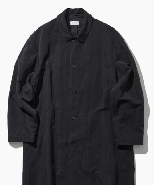 【ほぼ新品】ÉDIFICE別注 ATON BALMACAAN COAT ATON Balmacaan Cotton-Shell Coat for Men | MR PORTER