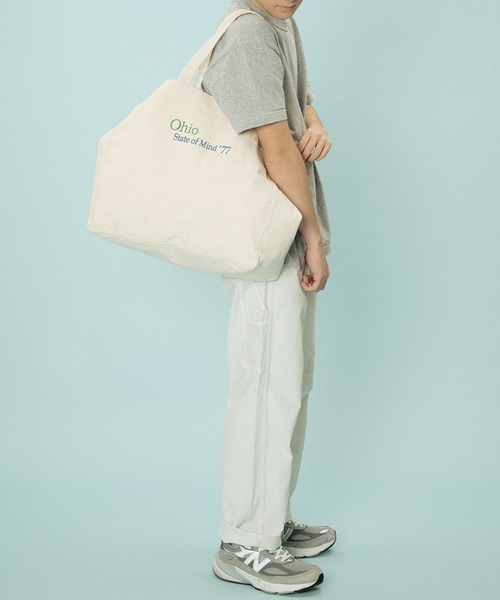 Drifter（ドリフター）の「BIG MARKET TOTE／ビッグマーケットトート（トートバッグ・レディース・アイボリー系2/アイボリー系3/アイボリー系1/アイボリー系4/アイボリー系5/アイボリー系6・FREE）」の18枚目の写真