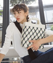 LOWELL things | Tisser/レザーメッシュトートバッグ L/バケットバッグ/バケツバッグ(トートバッグ)