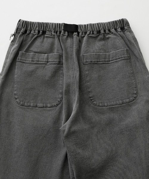 THE CRAFT CREW PRODUCTS（ザクラフトクループロダクツ）の「ウェービングベルト ワイドテーパード ストレッチ クライミングパンツ【THE CRAFT CREW PRODUCTS】（デニムパンツ・メンズ・ナチュラル/ブラック/カーキ/サックスブルー/ベージュ/インディゴブルー/チャコール/モカ/ライトグレー・S/M/L）」の13枚目の写真