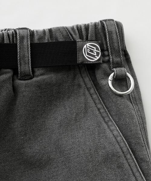 THE CRAFT CREW PRODUCTS（ザクラフトクループロダクツ）の「ウェービングベルト ワイドテーパード ストレッチ クライミングパンツ【THE CRAFT CREW PRODUCTS】（デニムパンツ・メンズ・ナチュラル/ブラック/カーキ/サックスブルー/ベージュ/インディゴブルー/チャコール/モカ/ライトグレー・S/M/L）」の15枚目の写真