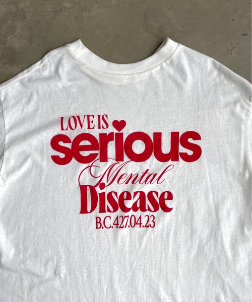 SHAGGIE(シャギー)の「ワンポイント刺繍/バックプリントビッグシルエット半袖Tシャツ(Tシャツ/カットソー・レディース・ホワイト/グレー/ピンク・FREE)」の10枚目の写真