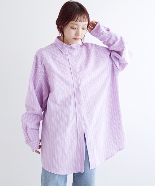 w closet（ダブルクローゼット）の「後ろリボンビッグシャツ