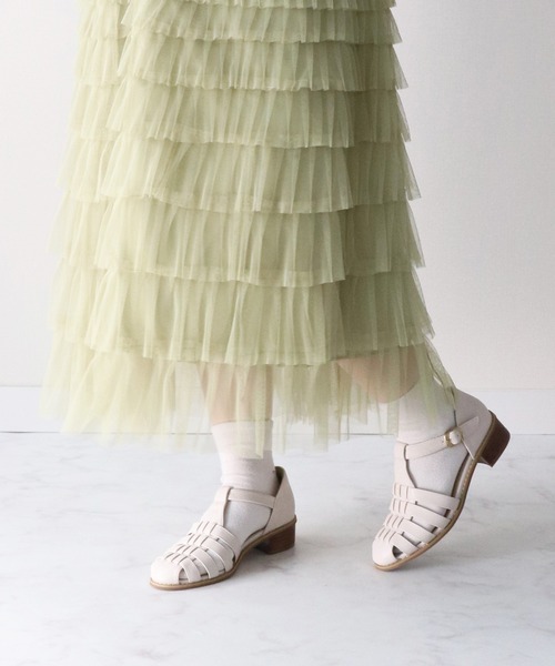 Bridget Birkin（ブリジットバーキン）の「【Bridget Birkin】ストラップグルカサンダル(542013)（サンダル・レディース・アイボリー/ブラック・24/23.5/23/22.5/24.5）」の5枚目の写真