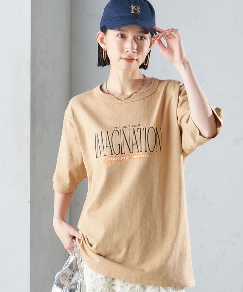 セール】【SHIPS別注】Champion:プリント TEE 24SS ◇（Tシャツ