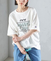 【SHIPS別注】Champion:プリント TEE 24SS ◇