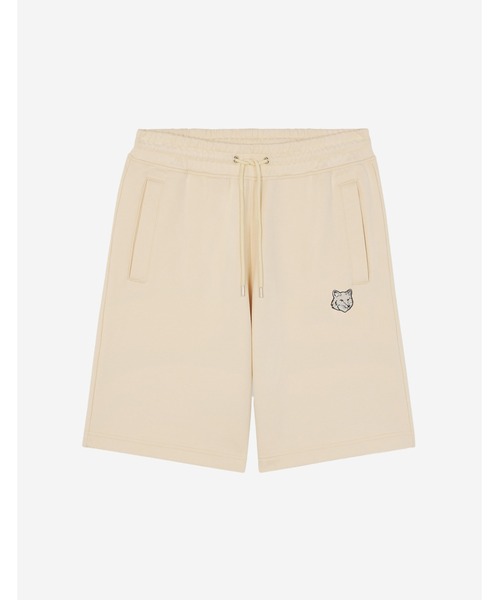 Maison Kitsune（メゾンキツネ）の「BOLD FOX HEAD PATCH OVERSIZE JOG SHORTS（スウェットパンツ・メンズ・ベージュ系その他/ブラック/キナリ/ダークグレー/スモークピンク・L/M/S/XL/XS）」の5枚目の写真