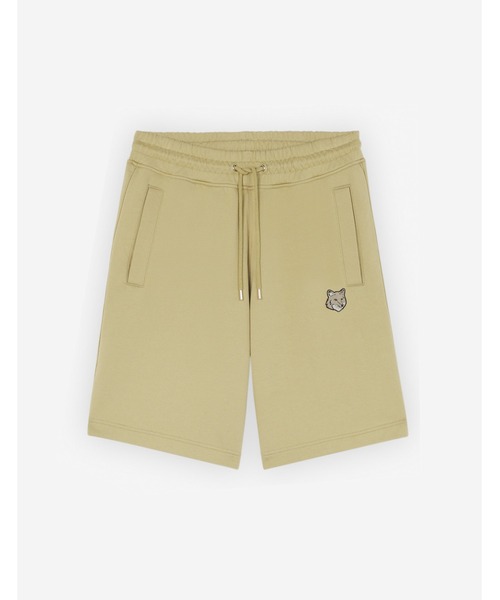 Maison Kitsune（メゾンキツネ）の「BOLD FOX HEAD PATCH OVERSIZE JOG SHORTS（スウェットパンツ・メンズ・ベージュ系その他/ブラック/キナリ/ダークグレー/スモークピンク・L/M/S/XL/XS）」の2枚目の写真