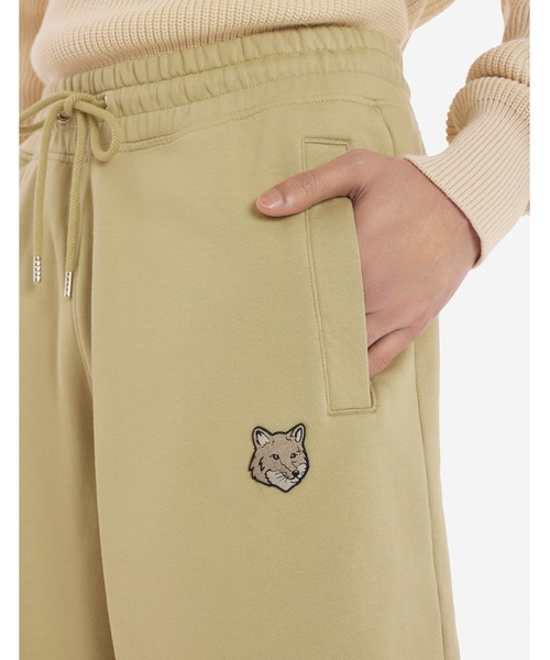 MAISON KITSUNÉ ワークパンツ サイズ44 ライトカーキ Maison Kitsune（メゾンキツネ）の「BOLD FOX HEAD PATCH