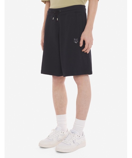 Maison Kitsune（メゾンキツネ）の「BOLD FOX HEAD PATCH OVERSIZE JOG SHORTS（スウェットパンツ・メンズ・ベージュ系その他/ブラック/キナリ/ダークグレー/スモークピンク・L/M/S/XL/XS）」の14枚目の写真
