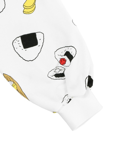 PUNYUS（プニュズ）の「フード総柄スウェット(ONIGIRI・YAKINIKU・NATTO）（スウェット・レディース・ブラウン/レッド/ブラック・1/2/3/4）」の18枚目の写真