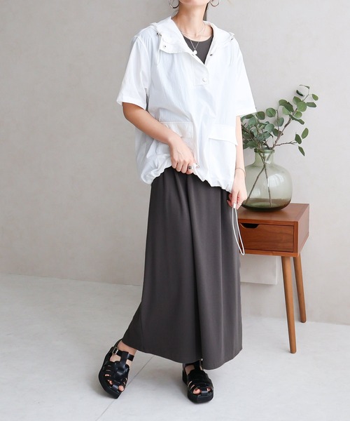 Social GIRL（ソーシャルガール）の「ウエストドロストワンピース（ワンピース・レディース・グレイッシュベージュ/チャコール/ブラック・M）」の18枚目の写真