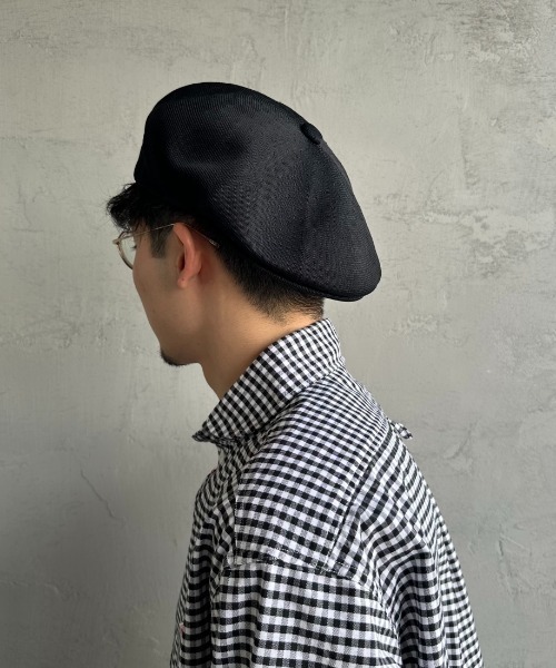 KANGOL（カンゴール）の「[KANGOL/カンゴール] SMU TROPIC GALAXY ハンチング（ハンチング/ベレー帽・レディース・ブラック/キャメル・L）」の11枚目の写真