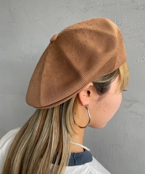 KANGOL（カンゴール）の「[KANGOL/カンゴール] SMU TROPIC GALAXY ハンチング（ハンチング/ベレー帽・レディース・ブラック/キャメル・L）」の21枚目の写真