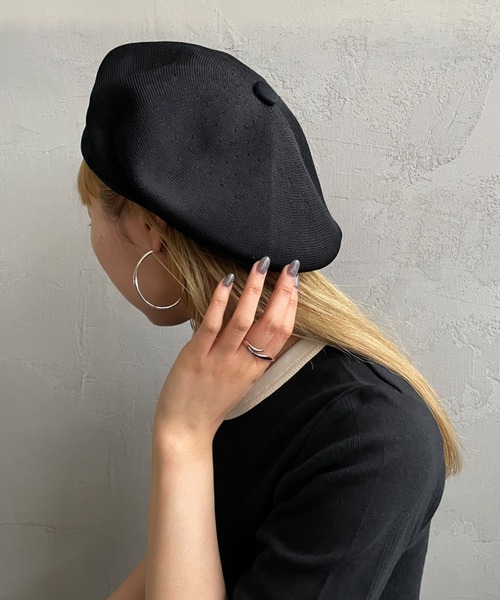 KANGOL（カンゴール）の「[KANGOL/カンゴール] SMU TROPIC GALAXY ハンチング（ハンチング/ベレー帽・レディース・ブラック/キャメル・L）」の6枚目の写真