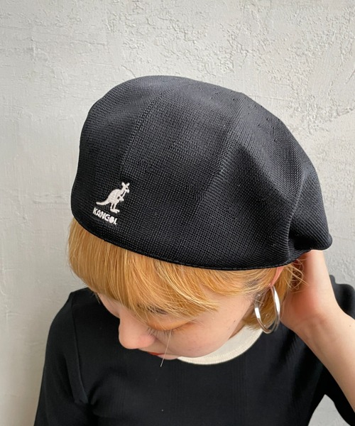 KANGOL（カンゴール）の「[KANGOL/カンゴール] SMU TROPIC GALAXY ハンチング（ハンチング/ベレー帽・レディース・ブラック/キャメル・L）」の9枚目の写真