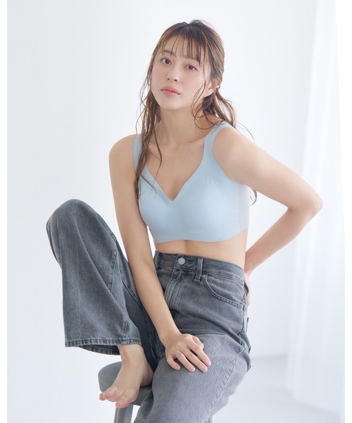 RADIANNE(ラディアンヌ)の「【寄せ上げて育てるナイトブラ】すっぴんナイトブラ/【ブラジャー単体】(ナイトブラ・レディース・グレー/ナチュラル/ブラック/ライトブルー/ライトピンク/ネイビー/ライトパープル/ベージュ/ホワイト/ベージュ系その他/ベージュ系その他2・S/L/XL/XXXL/XS/M/MG/LG/XXL/LLG)」の8枚目の写真