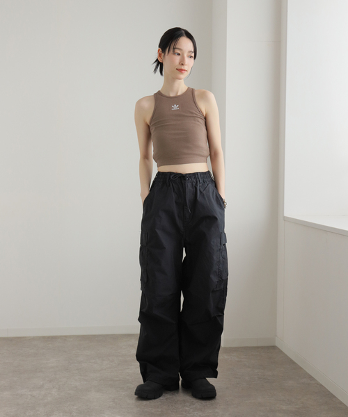 adidas（アディダス）の「【ADIDAS / アディダス】ORI  RIB TANK（タンクトップ・レディース・ブラウン/ホワイト/ブラック・SMALL/X-SMALL）」の19枚目の写真