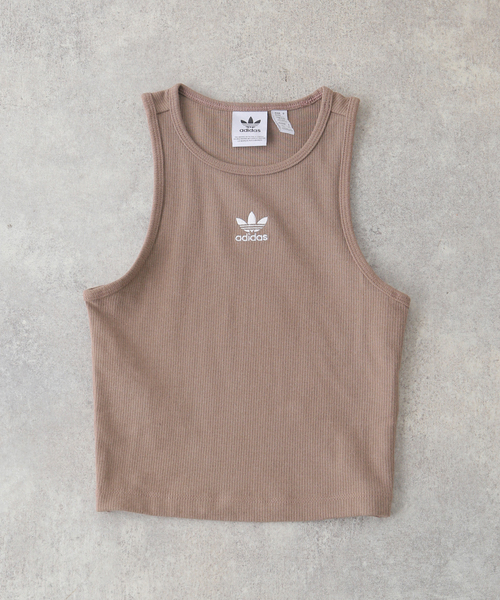 adidas（アディダス）の「【ADIDAS / アディダス】ORI  RIB TANK（タンクトップ・レディース・ブラウン/ホワイト/ブラック・SMALL/X-SMALL）」の10枚目の写真