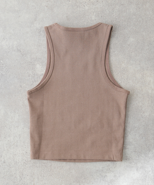 adidas（アディダス）の「【ADIDAS / アディダス】ORI  RIB TANK（タンクトップ・レディース・ブラウン/ホワイト/ブラック・SMALL/X-SMALL）」の11枚目の写真