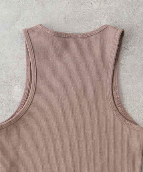 adidas（アディダス）の「【ADIDAS / アディダス】ORI  RIB TANK（タンクトップ・レディース・ブラウン/ホワイト/ブラック・SMALL/X-SMALL）」の13枚目の写真
