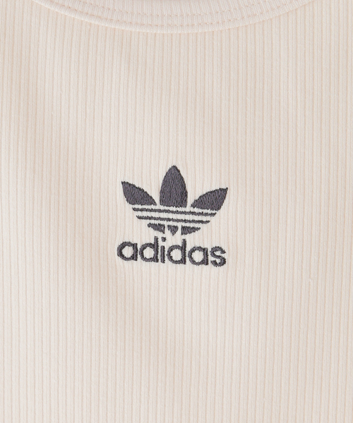 adidas（アディダス）の「【ADIDAS / アディダス】ORI  RIB TANK（タンクトップ・レディース・ブラウン/ホワイト/ブラック・SMALL/X-SMALL）」の8枚目の写真