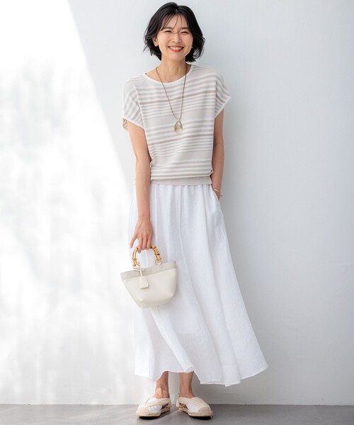 23区（ニジュウサンク）の「ドロップシェル ネックレス（ネックレス・レディース・ダークブラウン系/ブラック系/ホワイト系・F）」の8枚目の写真