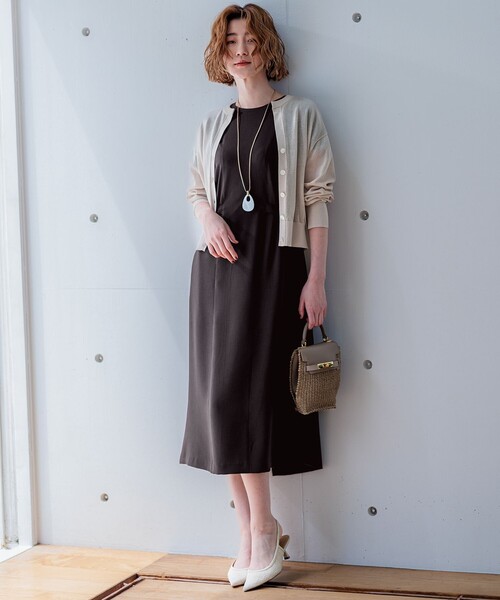 23区（ニジュウサンク）の「ドロップシェル ネックレス（ネックレス・レディース・ダークブラウン系/ブラック系/ホワイト系・F）」の14枚目の写真