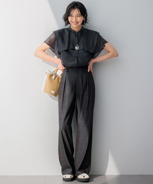 23区（ニジュウサンク）の「ドロップシェル ネックレス（ネックレス・レディース・ダークブラウン系/ブラック系/ホワイト系・F）」の22枚目の写真