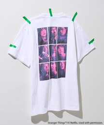 FREAK'S STORE（フリークスストア）の「Stranger Things/ストレンジャーシングス　未知の世界 Stranger Things 9photo Short Sleeve T-shirt/ ストレンジャーシングス 9フォト半袖Tシャツ（Tシャツ/カットソー）」