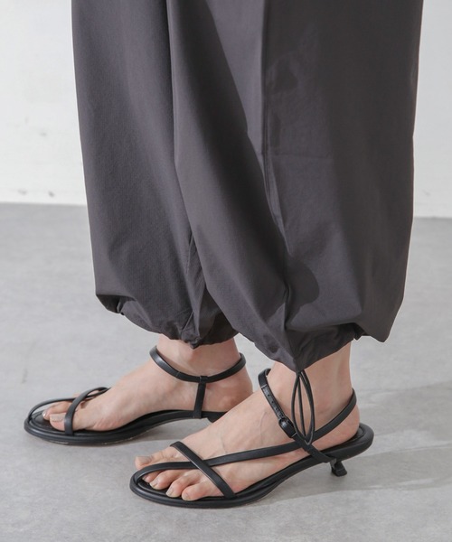 Russell Athletic(ラッセルアスレティック)の「RUSSELL ATHLETIC/ Ripstop Stretch Nylon Cargo(カーゴパンツ・レディース・ブラック/オフホワイト・M)」の21枚目の写真
