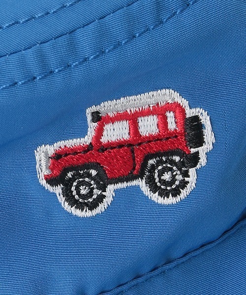 kladskap（クレードスコープ）の「車刺しゅうアウトドアハット（ハット・キッズ・オリーブ/ブルー/ブラウン・S/L/M）」の6枚目の写真