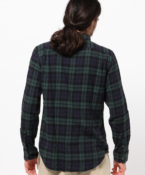 WEGO（ウィゴー）の「WEGO/タータンチェックネルシャツ（シャツ/ブラウス・メンズ・ホワイト系その他/ベージュ系その他/レッド系その他/グリーン系その他・LARGE/MEDIUM）」の7枚目の写真