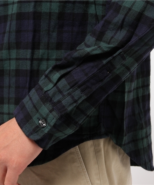 WEGO（ウィゴー）の「WEGO/タータンチェックネルシャツ（シャツ/ブラウス・メンズ・ホワイト系その他/ベージュ系その他/レッド系その他/グリーン系その他・LARGE/MEDIUM）」の9枚目の写真