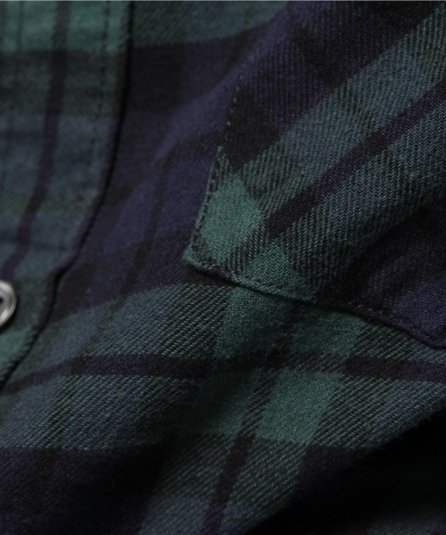 WEGO（ウィゴー）の「WEGO/タータンチェックネルシャツ（シャツ/ブラウス・メンズ・ホワイト系その他/ベージュ系その他/レッド系その他/グリーン系その他・LARGE/MEDIUM）」の13枚目の写真