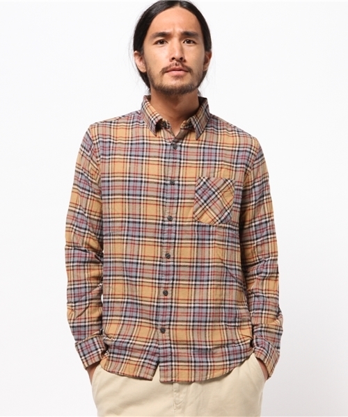 WEGO（ウィゴー）の「WEGO/タータンチェックネルシャツ（シャツ/ブラウス・メンズ・ホワイト系その他/ベージュ系その他/レッド系その他/グリーン系その他・LARGE/MEDIUM）」の14枚目の写真