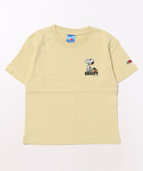 FRUIT OF THE LOOM（フルーツオブザルーム）の「FTL × PEANUTSプリントTEE2 / コラボ / ピーナッツ / スヌーピー / 半袖 / Tシャツ / プリント / カジュアル / ユニセックス（Tシャツ/カットソー・キッズ・チャコール/イエロー・S/M/L）」の6枚目の写真