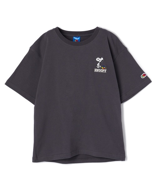 FRUIT OF THE LOOM（フルーツオブザルーム）の「FTL × PEANUTSプリントTEE2 / コラボ / ピーナッツ / スヌーピー / 半袖 / Tシャツ / プリント / カジュアル / ユニセックス（Tシャツ/カットソー・キッズ・チャコール/イエロー・S/M/L）」の7枚目の写真