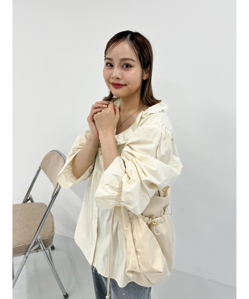 JUMELLE(ジュメロ)の「petit raffle blouse(シャツ/ブラウス・レディース・ベージュ・FREE)」の20枚目の写真