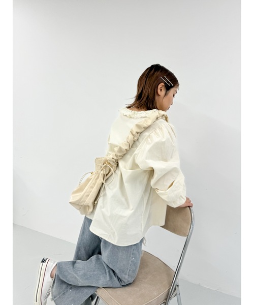 JUMELLE(ジュメロ)の「petit raffle blouse(シャツ/ブラウス・レディース・ベージュ・FREE)」の22枚目の写真